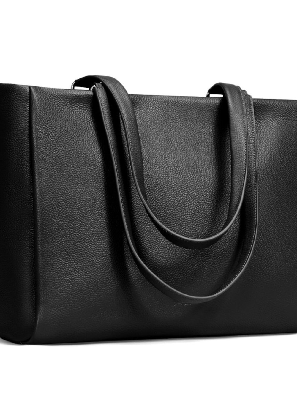 Genuine Leather Work Tote Bag for Women with 15" Compartment